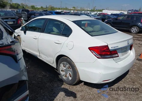 2013 Honda Civic Lx z USA, uszkodzony, nr VIN 2HGFB2F54DH579810